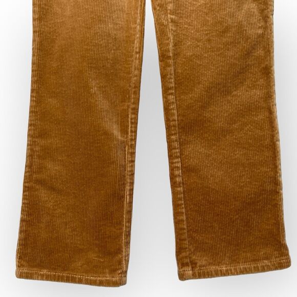 D&Co. Regular Smooth Waist Stretch Corduroy Pull On Pants Women Size 2P Brown - Picture 5 of 12